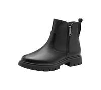 Tamaris Comfort Stivaletti da donna in pelle con cerniera, Nero (Black), 37 EU