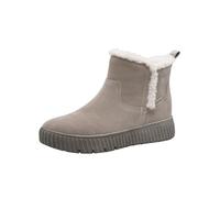 Tamaris Comfort Stivaletti da donna STEP IN in pelle foderati, Grigio (Lt Grey), 37 EU