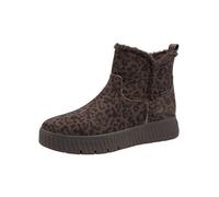 Tamaris Comfort Stivaletti da donna STEP IN in pelle foderati, Multicolore (Dark Leopard), 38 EU