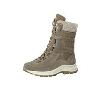 Tamaris Comfort Stivaletti da donna stringati foderati plateau con cerniera Calzata Comfort, Marrone (Taupe), 38 EU