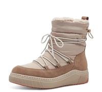 Tamaris Comfort, stivaletti invernali da donna con lacci, foderati, impermeabili, beige., 36 EU