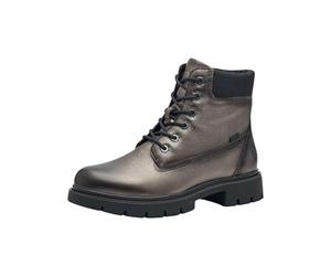 Tamaris Comfort Stivaletti invernali da donna stringati foderati idrorepellenti, Argento (Pewter), 37 EU