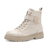 Tamaris Comfort Stivaletti invernali da donna stringati foderati idrorepellenti, Beige (Ivory), 40 EU