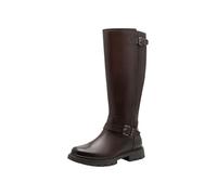 Tamaris Comfort Stivali alti da donna senza tacco con cerniera con fibbie