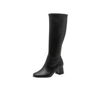 Tamaris Comfort Stivali da Donna con Tacco a Blocco al Ginocchio