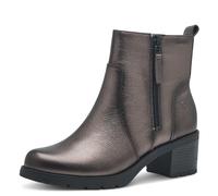 Tamaris Comfort Stivali invernali da donna con tacco in pelle foderati, Argento (Pewter), 38 EU