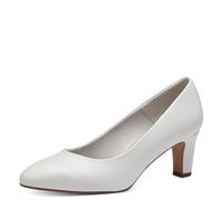 Tamaris Damen 1-22419-41, Pumps Donna, Bianco Opaco, 37 EU