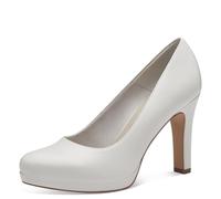Tamaris Damen 1-22426-41, Pumps Donna, Bianco Opaco, 41 EU