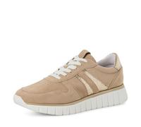 Tamaris Sneaker bassa marrone chiaro / oro / bianco, Taglia 41