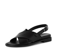 Tamaris Damen 1-28102-44, Sandali Bassi Donna, Pelle Nera, 36 EU