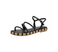 Tamaris Damen 1-28114-44, Sandali Bassi Donna, Nero, 39 EU