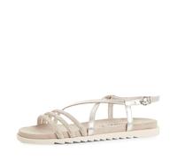 Tamaris Damen 1-28136-44, Sandali Bassi Donna, Argento, 37 EU