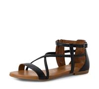 Tamaris Damen 1-28138-44, Sandali Bassi Donna, Nero, 36 EU
