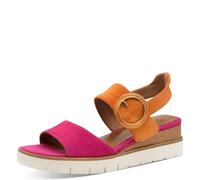 Tamaris Damen 1-28206-42, Sandali con Zeppa Donna, Fuxia/Arancione, 39 EU