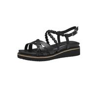 Tamaris Damen 1-28207-44 - Sandali con zeppa, nero, 41 EU, Nero, 41 EU