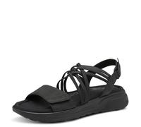 Tamaris Damen 1-28223-44, Sandali con Zeppa Donna, Nero, 42 EU