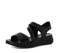 Tamaris Damen 1-28228-44 - Sandali con zeppa, taglia 41 EU, colore: Nero, Nero - black uni, 41 EU