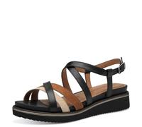 Tamaris Damen 1-28237-44, Sandali con Zeppa Donna, Nero, 38 EU
