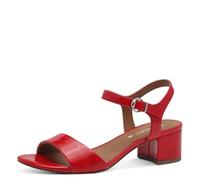 Tamaris Heeled Sandal 1-28249-42, Brevetto rosso, 6 UK