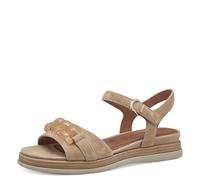 Tamaris Damen 1-28254-44 - Sandali con zeppa TAN, taglia 40 EU, marrone, 40 EU