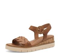 Tamaris Damen 1-28258-44, Sandali con Zeppa Donna, Marrone Cognac, 36 EU