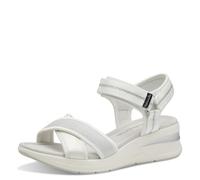 Tamaris Damen 1-28262-44, Sandali con Zeppa Donna, Bianco, 38 EU