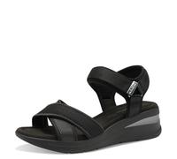Tamaris Damen 1-28262-44, Sandali con Zeppa Donna, Nero, 37 EU