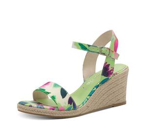 Tamaris Damen 1-28300-42, Sandali con Zeppa Donna, Verde, 40 EU