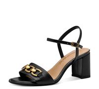 Tamaris Damen 1-28353-44, Sandali con Tacco Donna, Pelle Nera, 37 EU