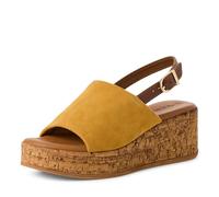 Tamaris Damen 1-28393-42, Sandali con Zeppa Donna, Giallo, 40 EU