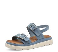 Tamaris Damen 1-28702-44, Sandali con Zeppa Donna, Denim, 40 EU