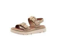 Tamaris Damen 1-28702-44 - Sandali con zeppa TAN, taglia 41 EU, marrone, 41 EU
