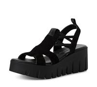 Tamaris Damen 1-28717-44, Sandali con Zeppa Donna, Nero, 37 EU