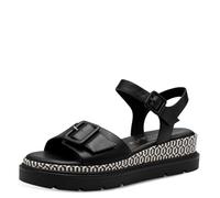 Tamaris Damen 1-28723-44, Sandali con Zeppa Donna, Nero, 38 EU