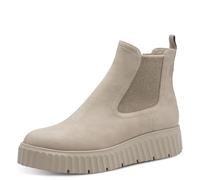 Tamaris Damen Boot Flat 1-25420-45, Stivaletto Donna, Grigio Chiaro, 37 EU