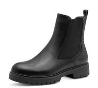 Tamaris Damen Chelsea 1-25466-45, Stivali Donna, Pelle Nera, 38 EU