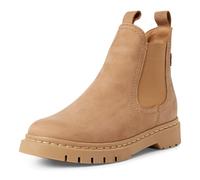 Tamaris Damen Chelsea 1-25829-43, Stivali Donna, Beige Nubuc, 38 EU