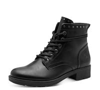 Tamaris Damen Lace Boot Flat 1-25133-45, Stivaletto Donna, Nero, 36 EU