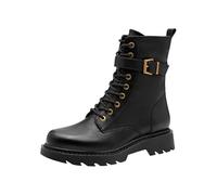 Tamaris Damen Lace Boot Flat 1-25228-45, Stivaletto Donna, Nero, 36 EU