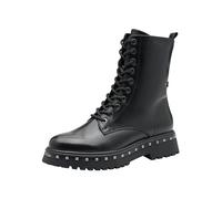 Tamaris Damen Lace Boot Flat 1-25234-45, Stivaletto Donna, Nero, 38 EU