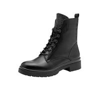 Tamaris Damen Lace Boot Flat 1-25236-43, Stivaletto Donna, Black Glam, 40 EU