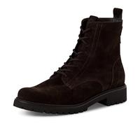 Tamaris Damen Lace Boot Flat 1-25402-43, Stivaletto Donna, Mocca Suede, 41 EU