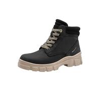 Tamaris Damen Lace Boot Flat 1-25913-45, Stivaletto Donna, Nero, 40 EU