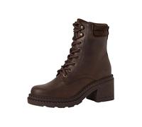 Tamaris Damen Lace Boot Heel 1-25294-45, Stivaletto Donna, Marrone, 37 EU