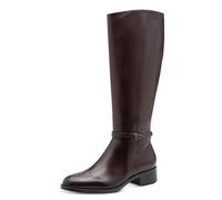 Tamaris Damen Long Boot Flat 1-25529-43, Stivali ad Altezza Ginocchio Donna, Mogano, 39 EU