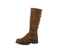 Tamaris Damen Long Boot Flat 1-25606-45, Stivali ad Altezza Ginocchio Donna, Marrone, 38 EU