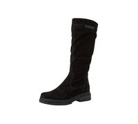 Tamaris Damen Long Boot Flat 1-25606-45, Stivali ad Altezza Ginocchio Donna, Nero, 41 EU