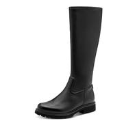Tamaris Damen Long Boot Flat 1-25613-45, Stivali ad Altezza Ginocchio Donna, Nero, 42 EU