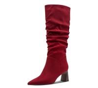 Tamaris Damen Long Boot Heel 1-25507-45, Stivali ad Altezza Ginocchio Donna, Colore: Rosso, 38 EU