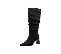 Tamaris Damen Long Boot Heel 1-25507-45, Stivali ad Altezza Ginocchio Donna, Nero, 39 EU